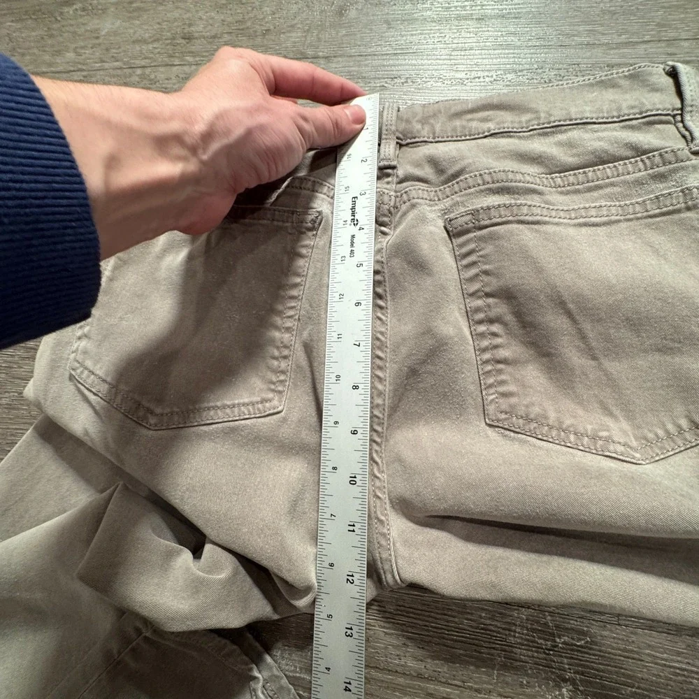 Frame Pants Mens 32 Beige Slim Straight L'homme Lyocell Rayon Blend Casual 32x32